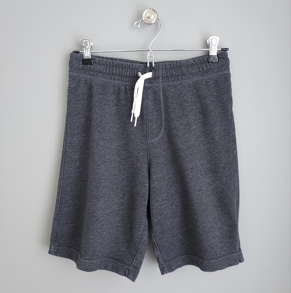 2 pair; Old Navy Camo (1) and Gray (1) Jogger Shorts for Boys, size 10-12 - Picture 2 of 13